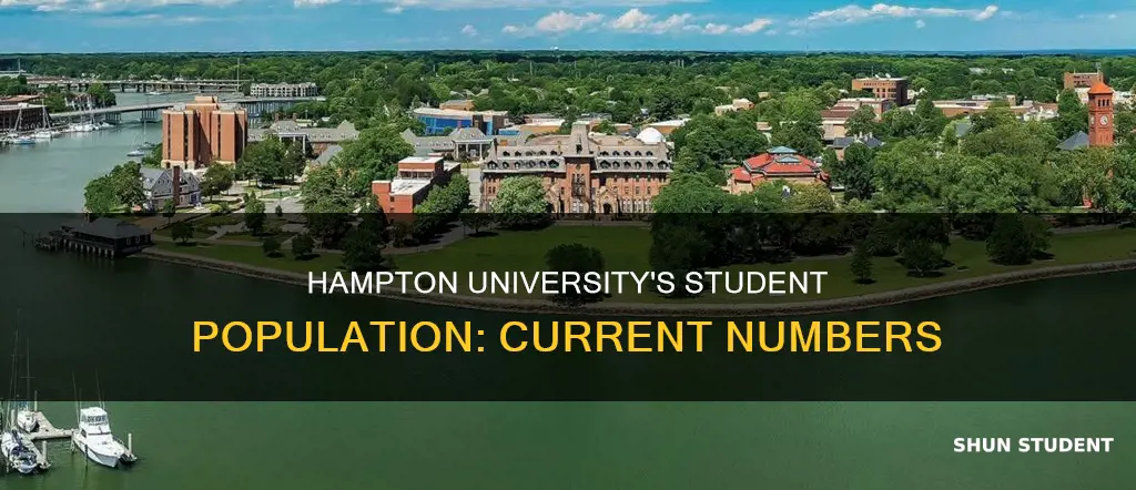 how many students are currently enrolled at hampton university