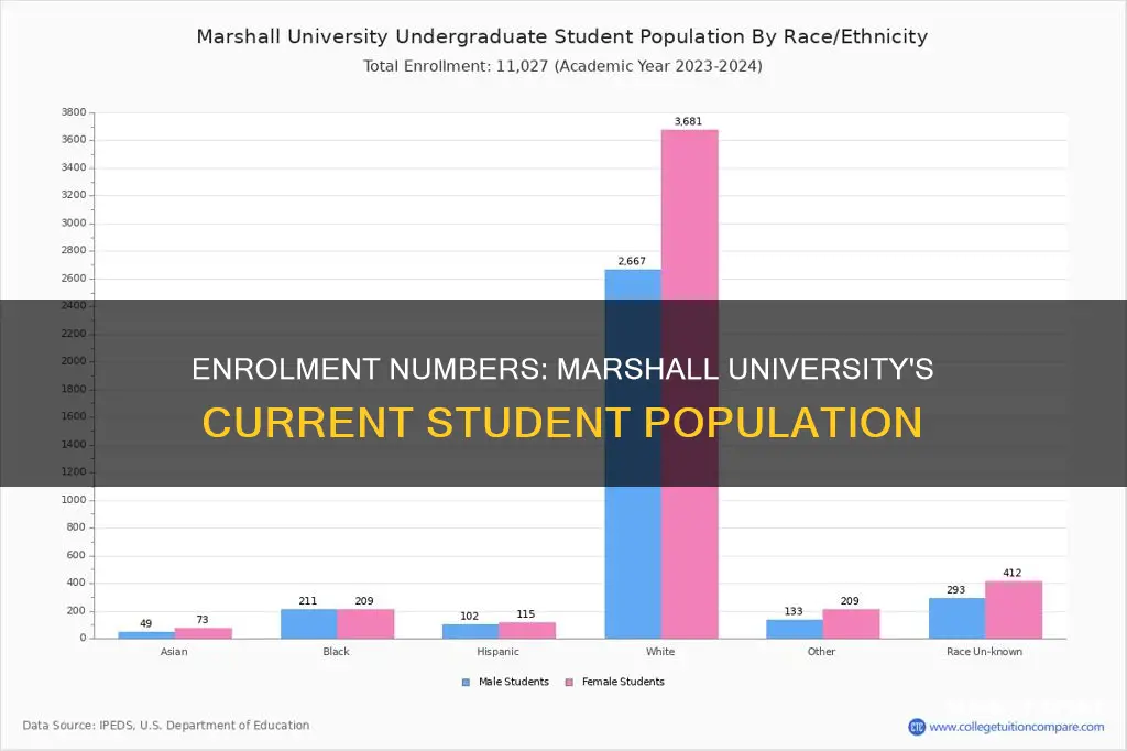 how many students are currently enrolled at marshall university