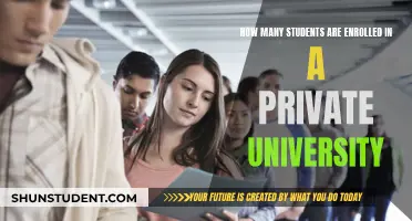 Private University Student Enrollment Figures Revealed