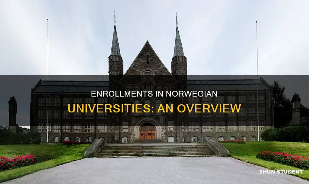 how many students are enrolled in a university in norway