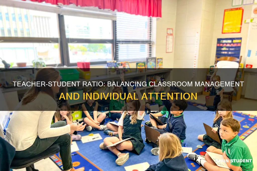 how many students are handled by one teacher