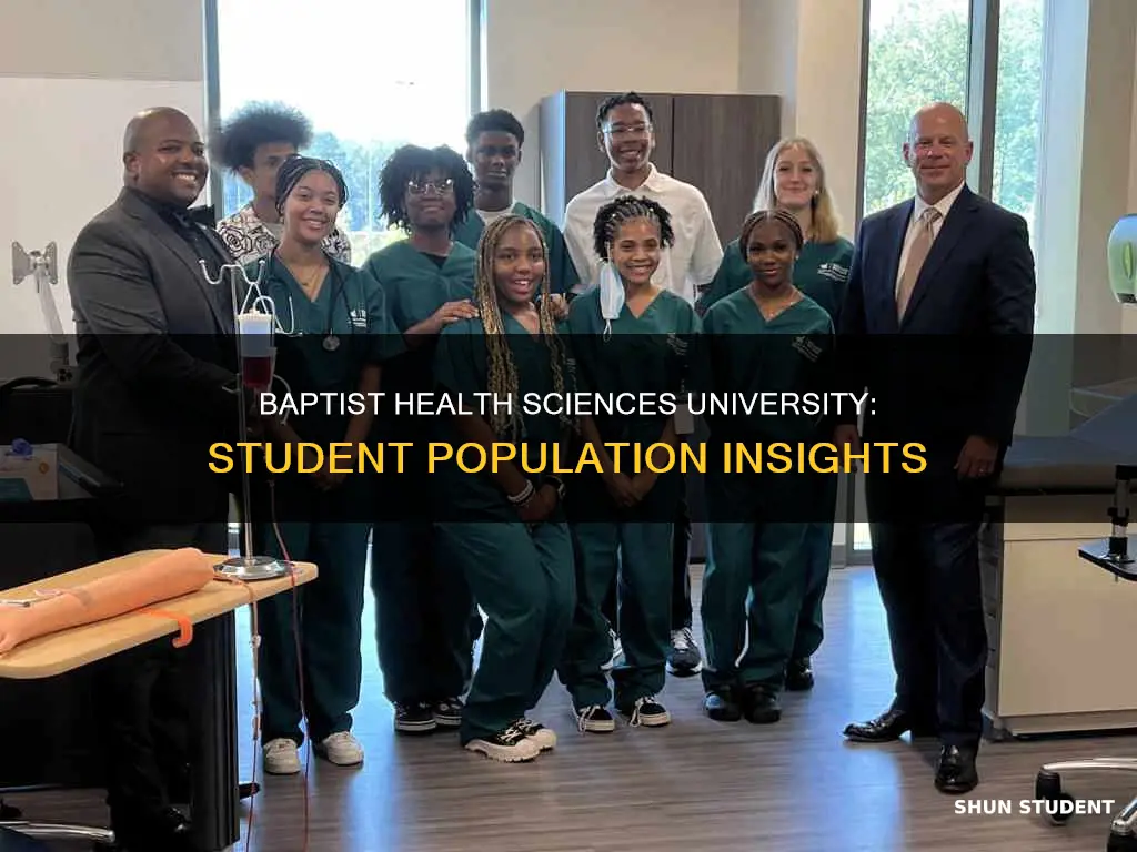 how many students are in baptist health sciences university
