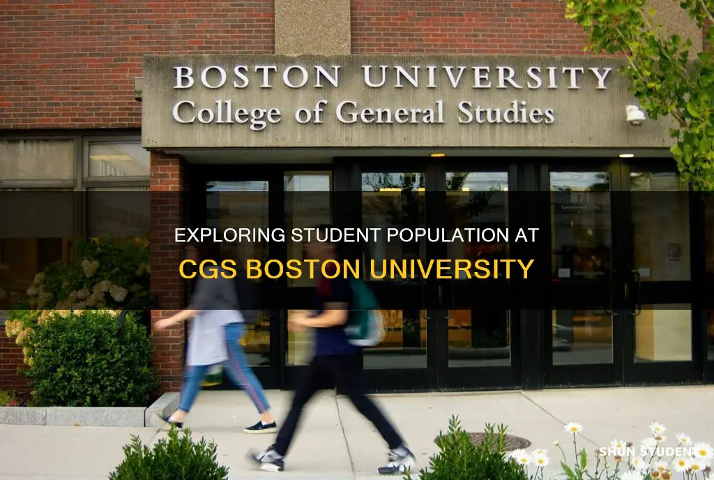 how many students are in cgs boston university