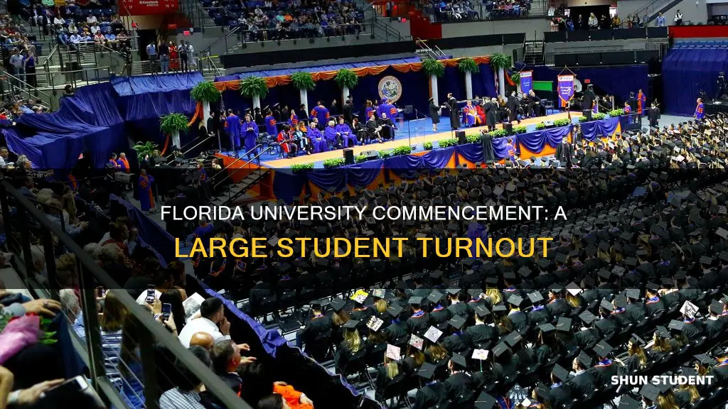 how many students are in the university of florida commencement