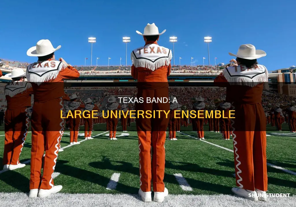 how many students are in the university of texas band