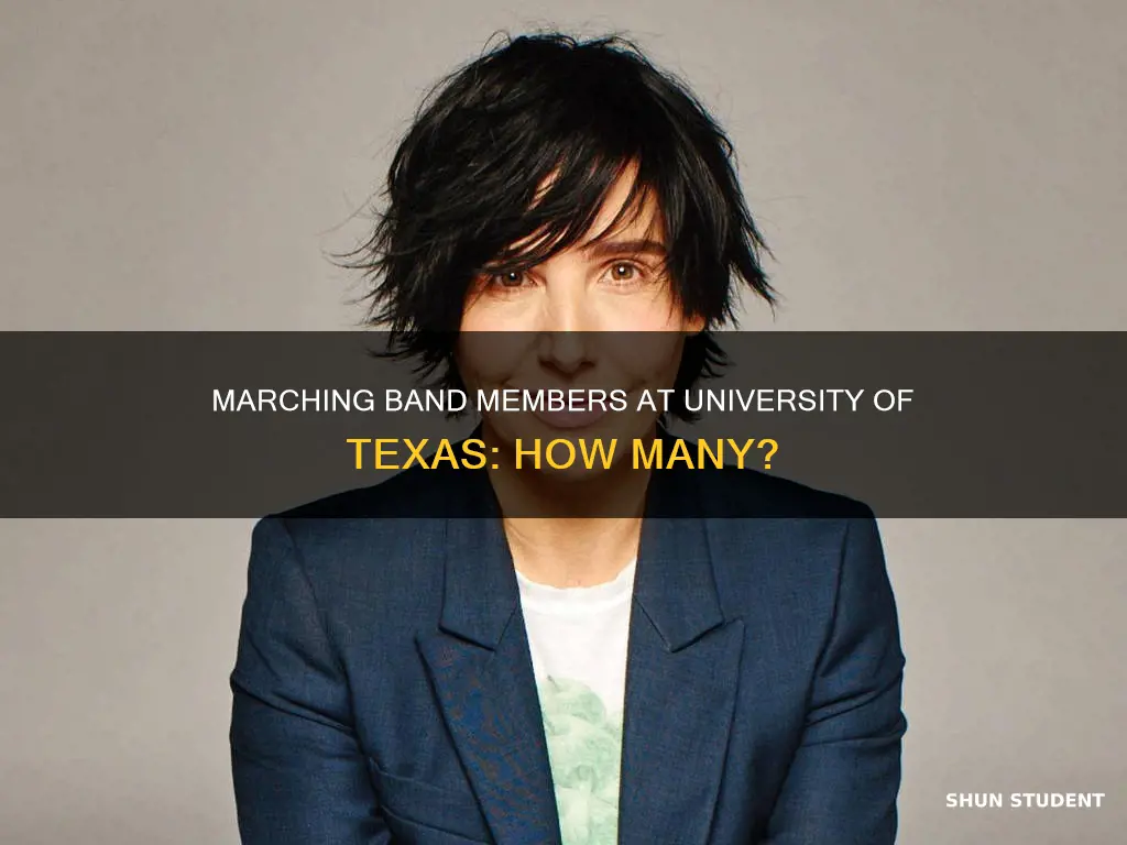 how many students are in the university of texas band