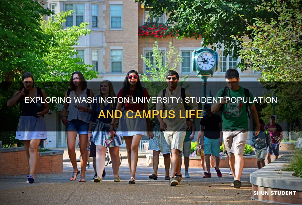 how many students are located on washington university campus