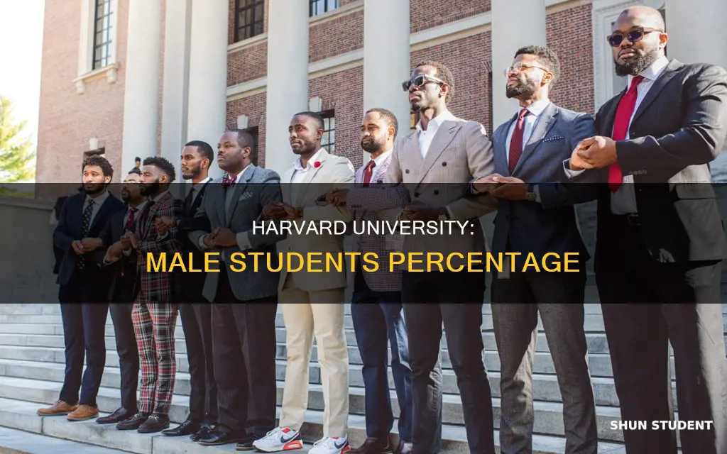 how many students are males at harvard university