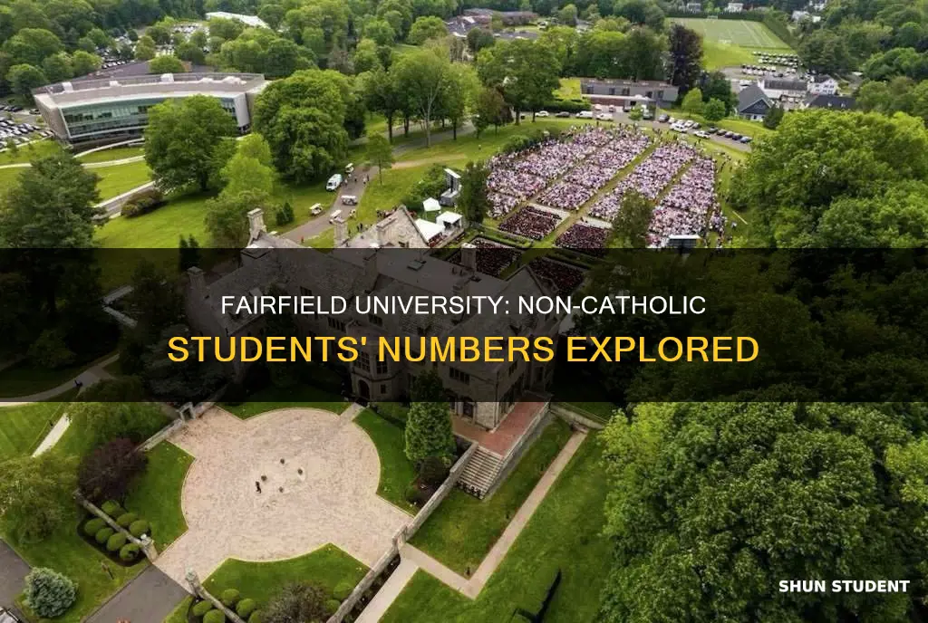 how many students are not catholic at fairfield university