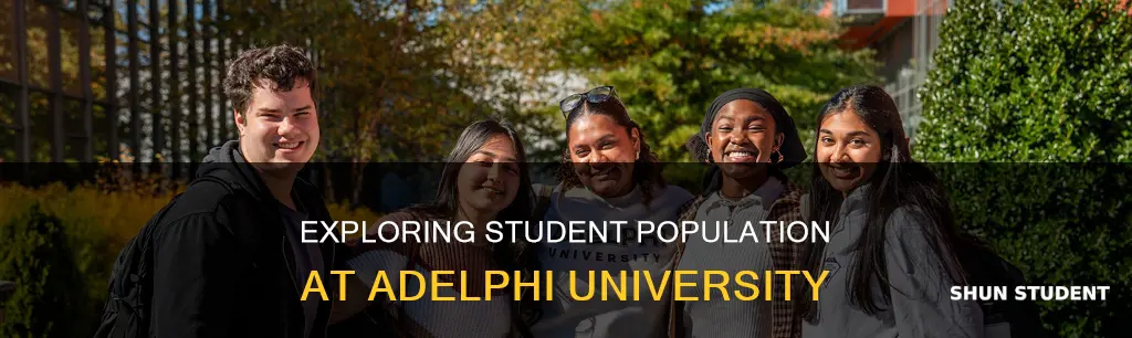 how many students at adelphia university