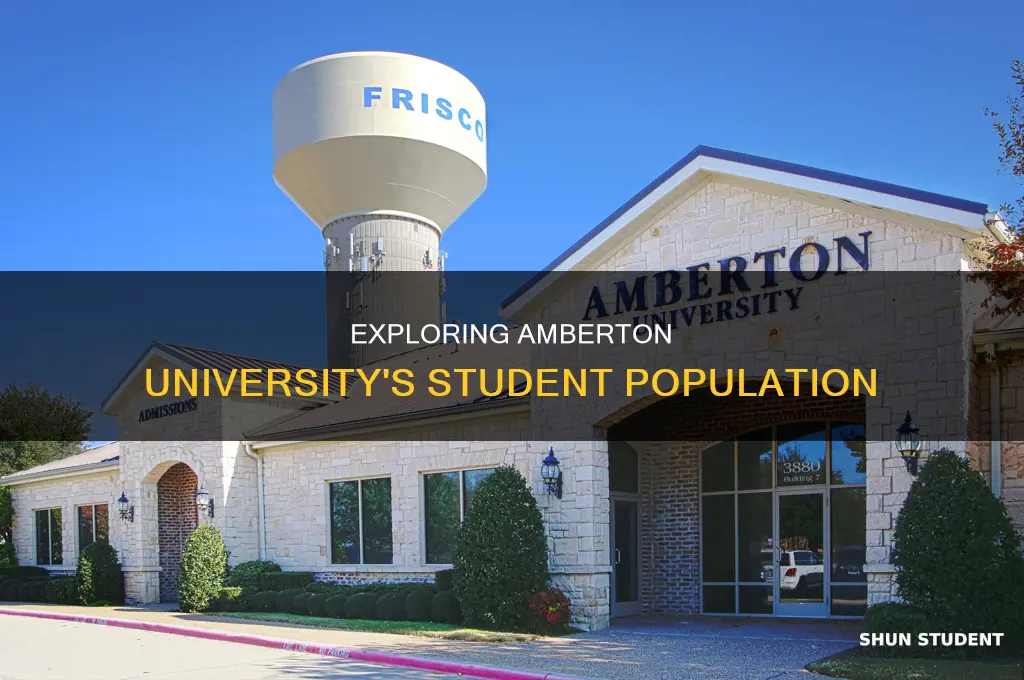 how many students at amberton university