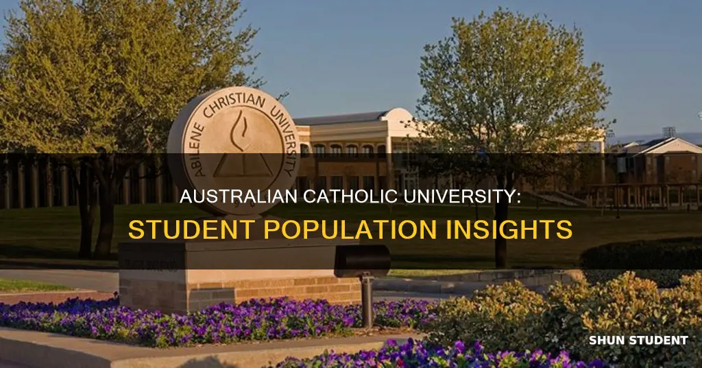 how many students at australian catholic university