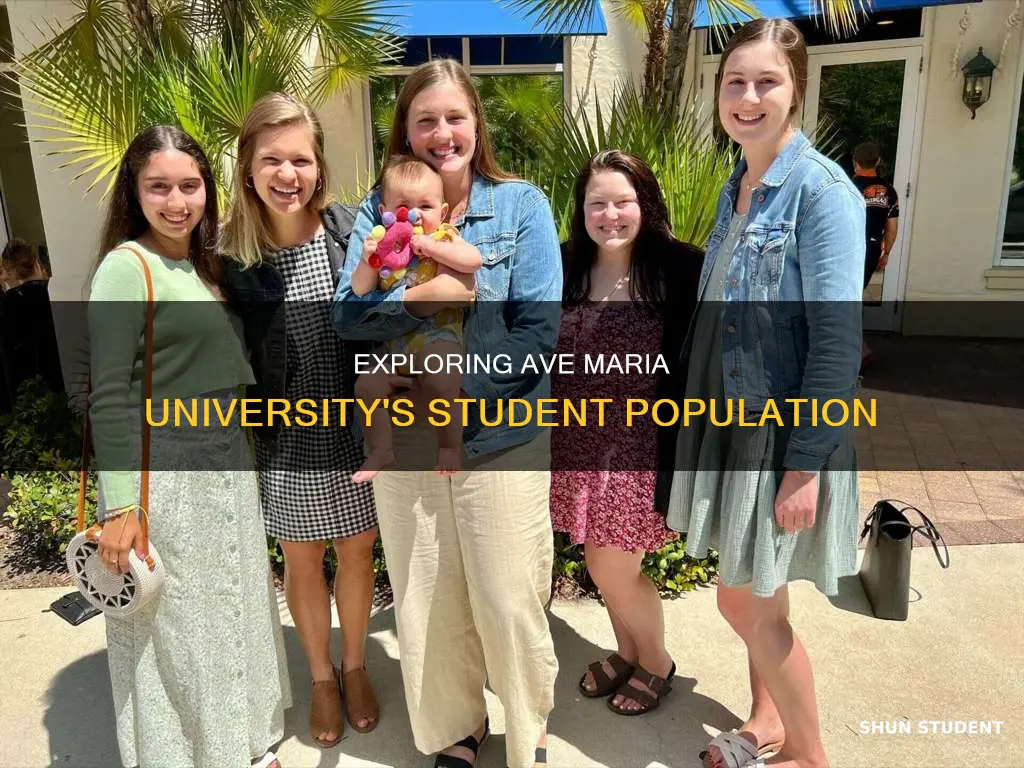 how many students at ave maria university