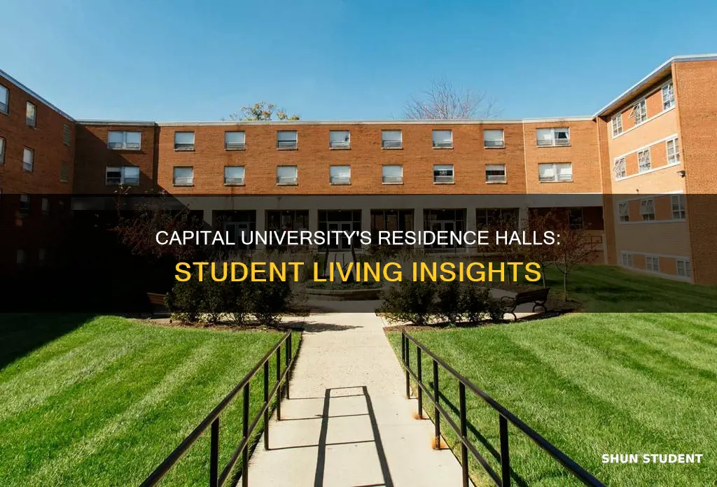 how many students at capital university live in residence halls