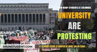 Protesting Students at Columbia University: How Many?