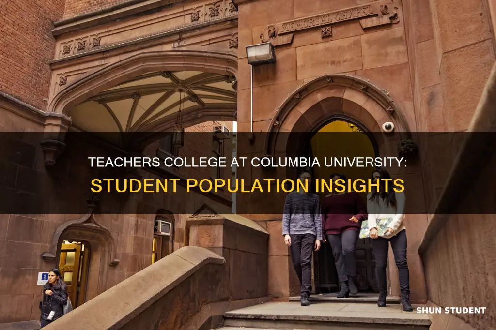 how many students at columbia university teachers college