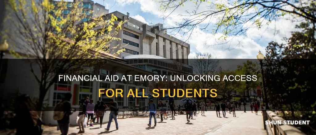 how many students at emory university receive financial aid