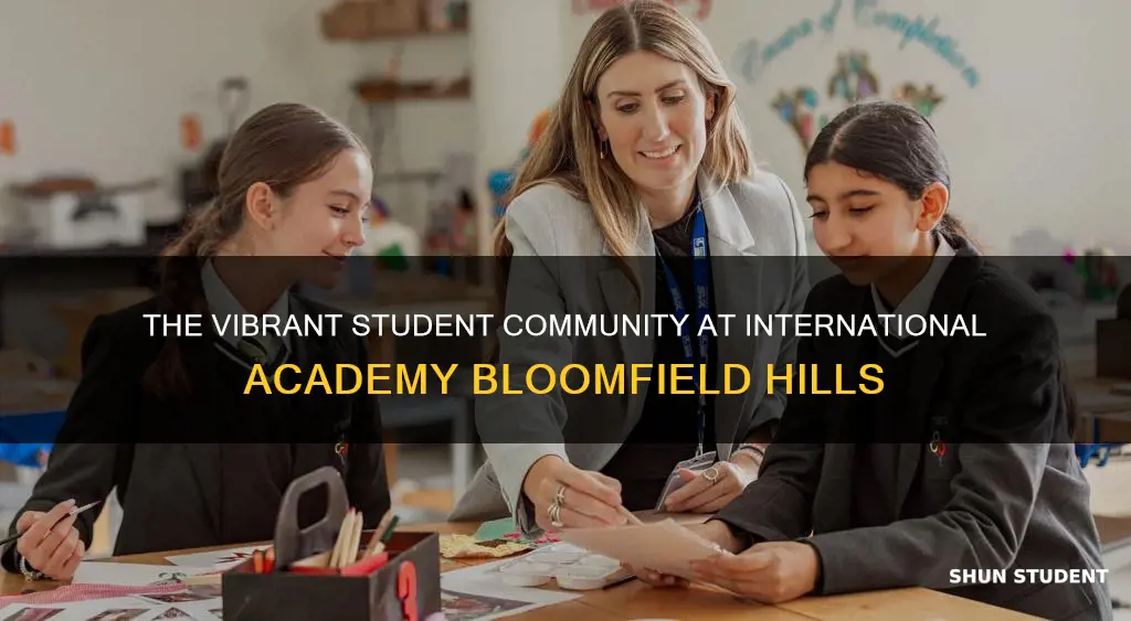 how many students at international academy bloomfiled hills