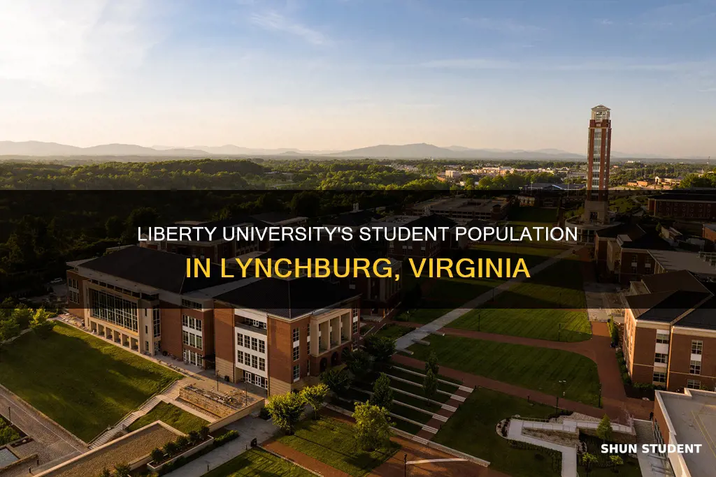how many students at liberty university in lynchburg virginia