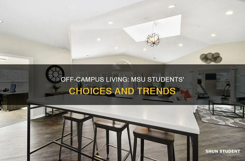 how many students at michigan state university live off campus