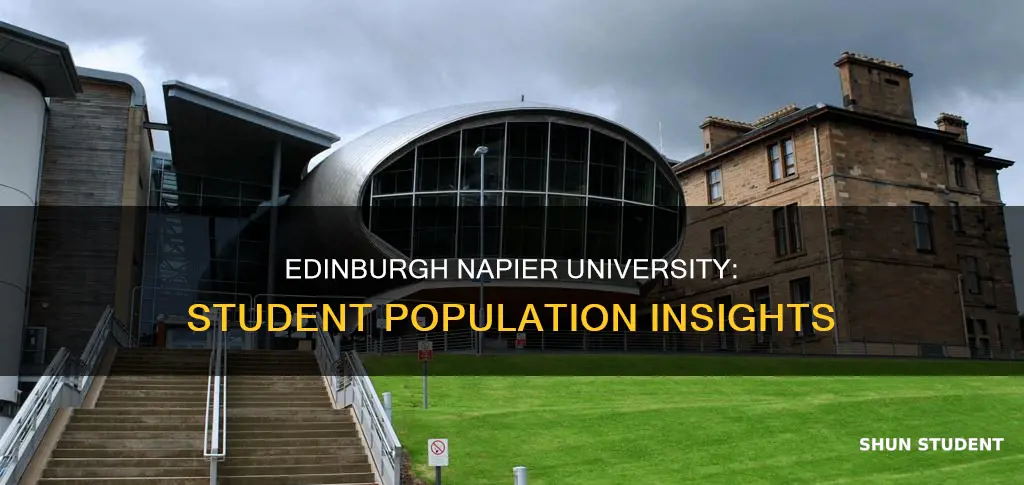 how many students at napier university