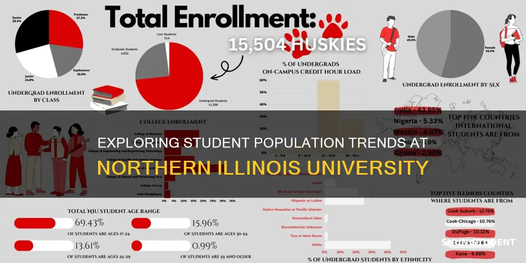 how many students at northern illinois university