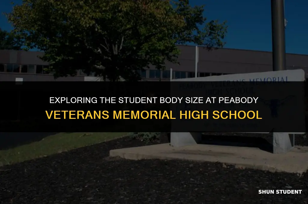 how many students at peabody veterans memorial high school