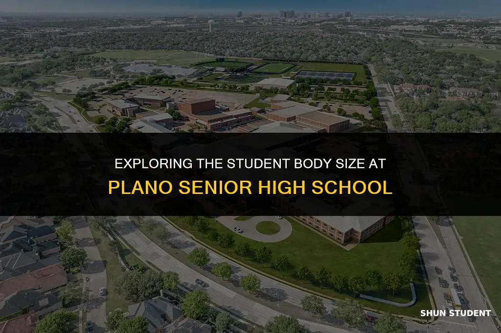 how many students at plano senior high