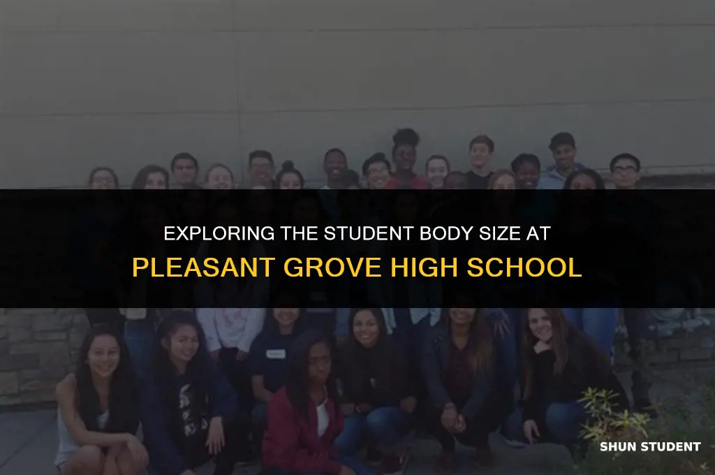 how many students at pleasant grove high school