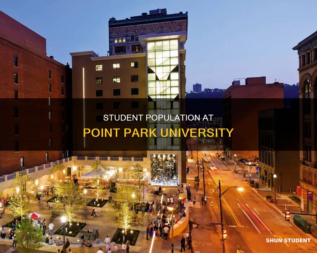 how many students at point park university