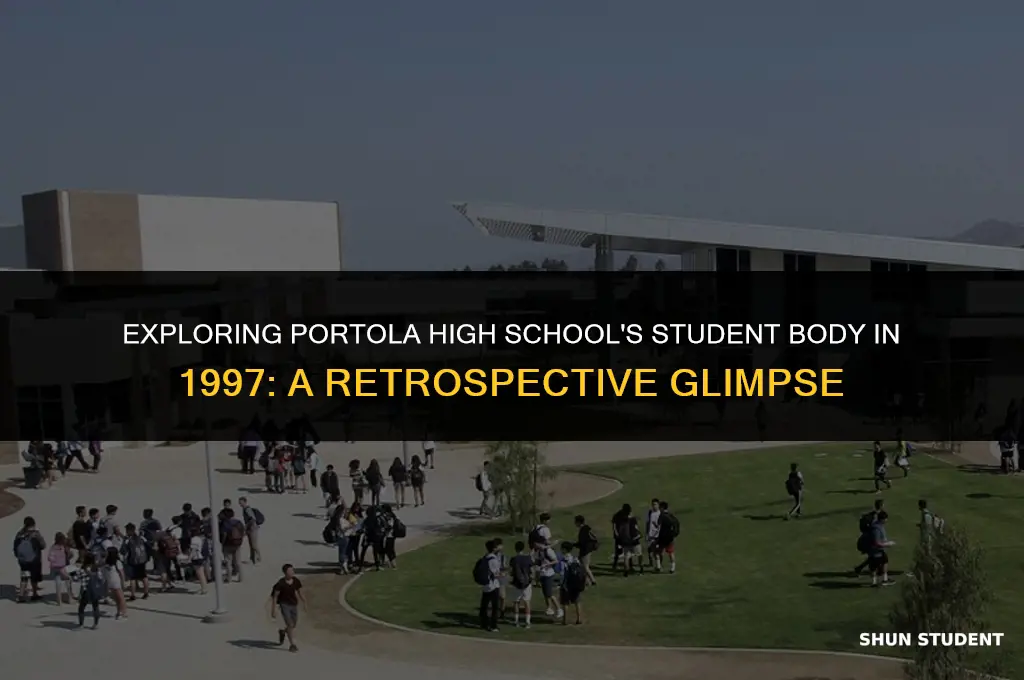 how many students at portola high school in 1997