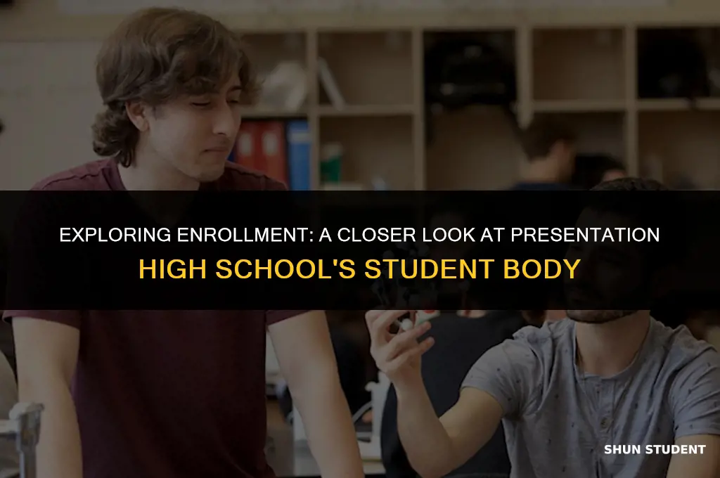 how many students at presentation high school