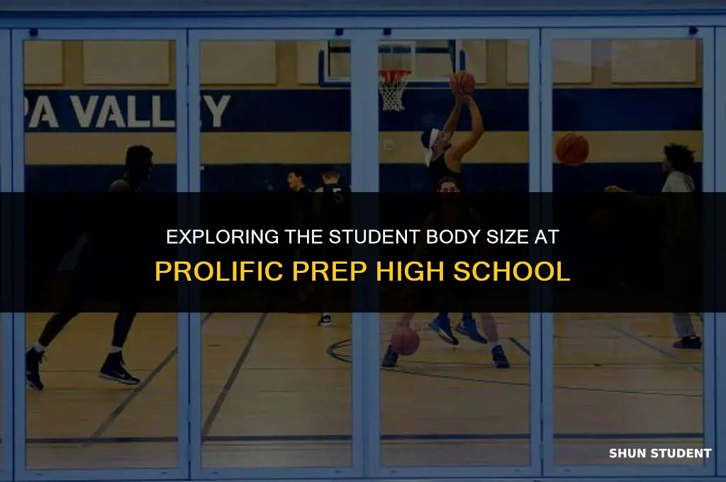 how many students at prolific prep high school