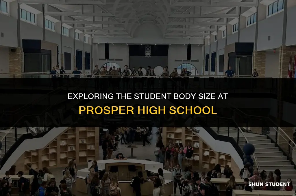 how many students at prosper high school