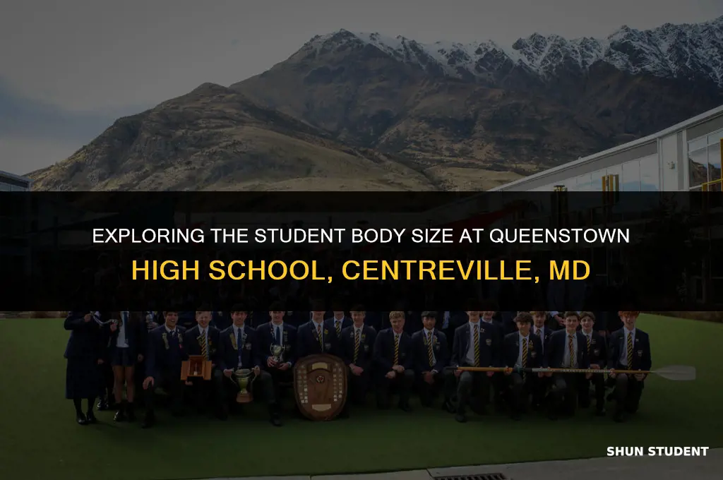 how many students at queenstown high school centreville md