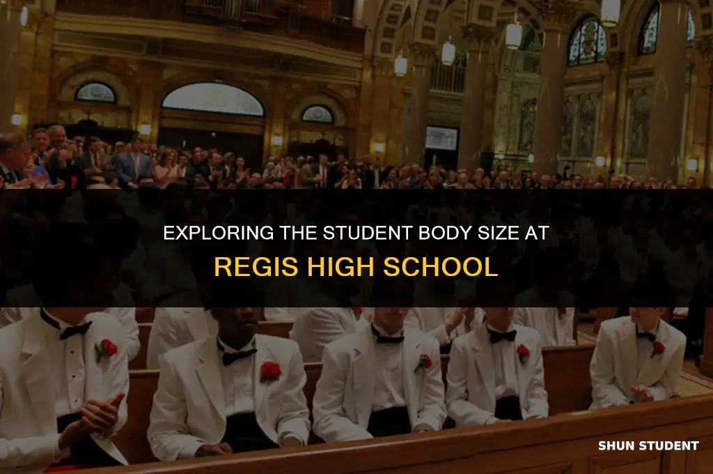 how many students at regis high school