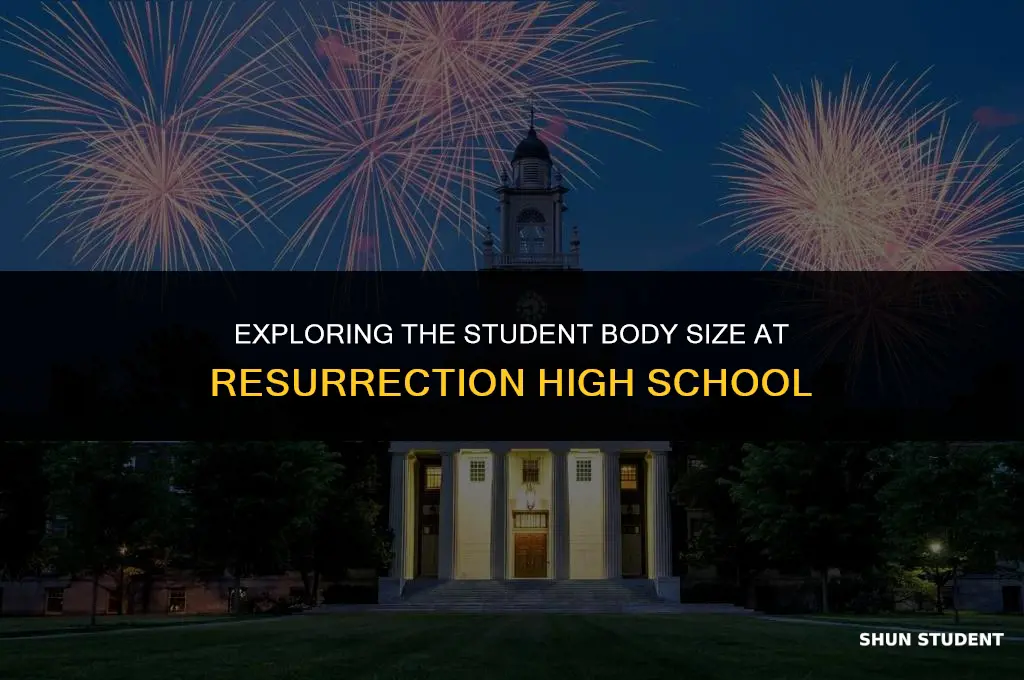 how many students at resurrection high school