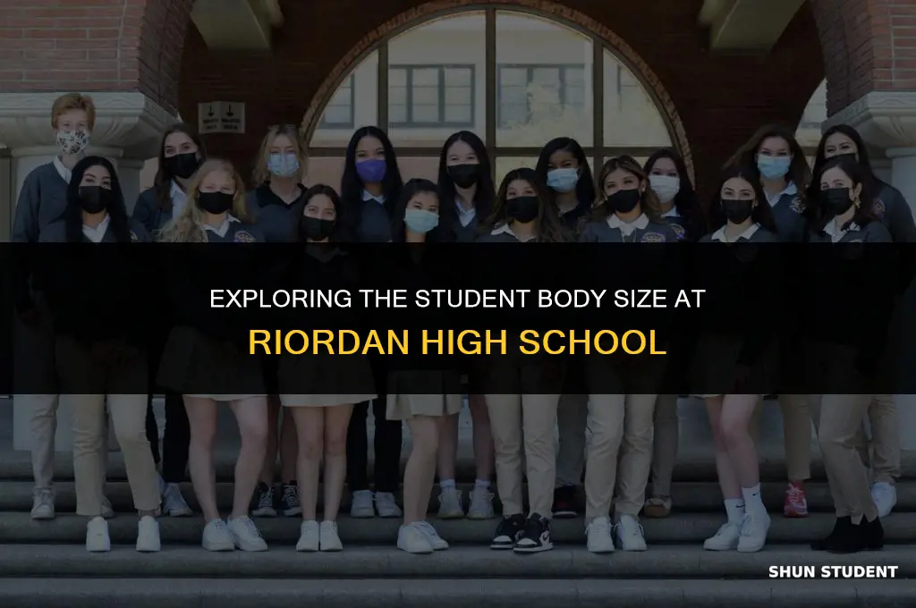 how many students at riordan high school