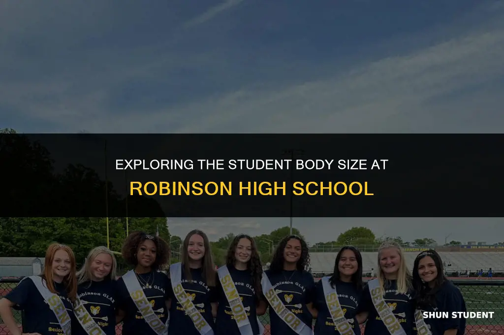 how many students at robinson high school