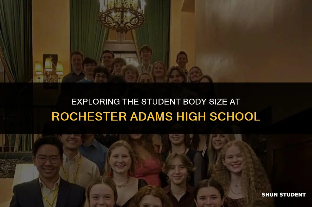 how many students at rochester adams high school