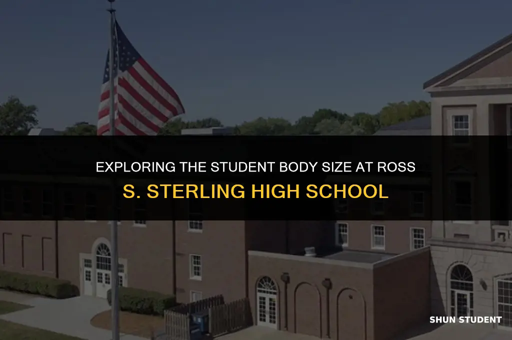 how many students at ross s sterling high school