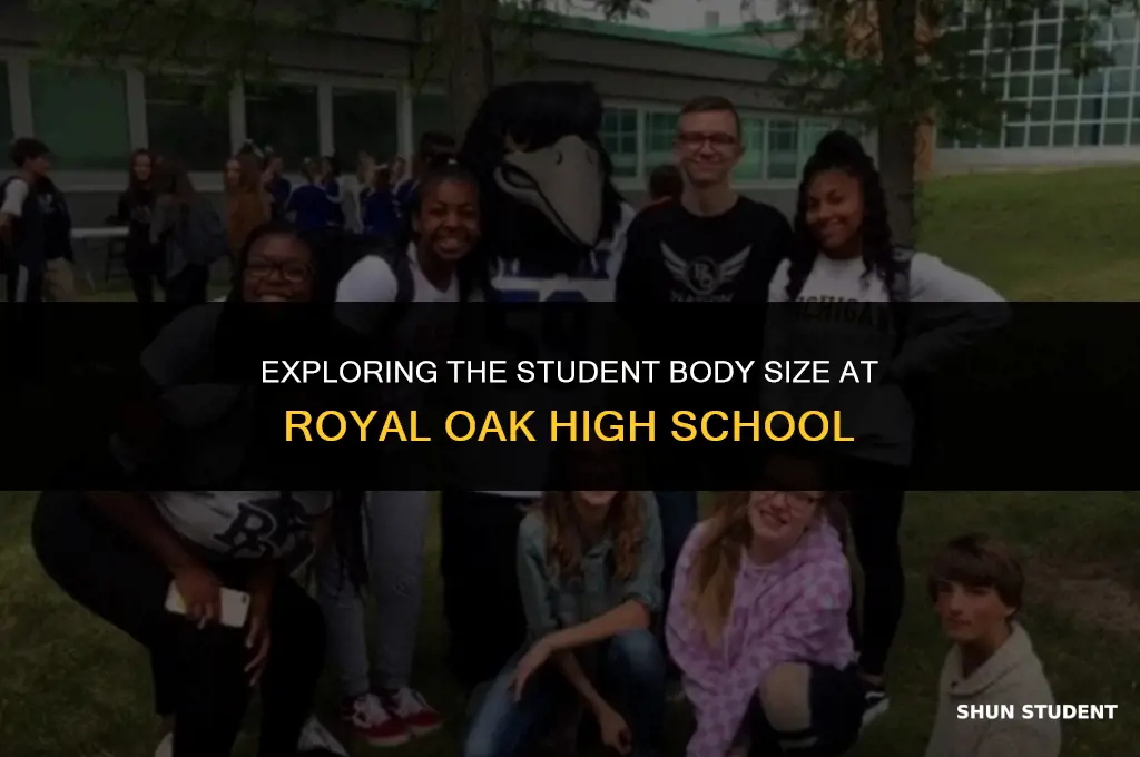 how many students at royal oak high school