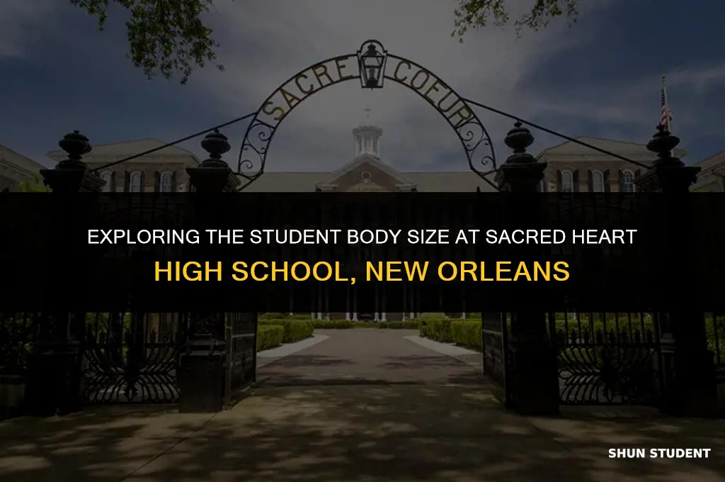 how many students at sacred heart high school new orleans