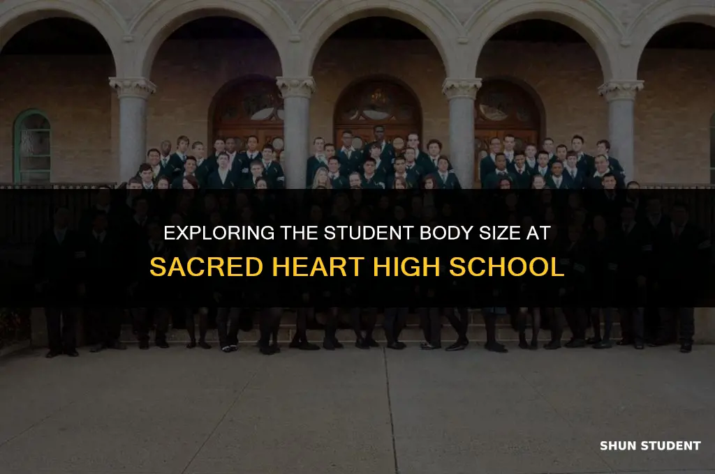 how many students at sacred heart high school