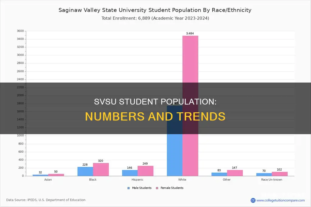 how many students at saginaw valley state university