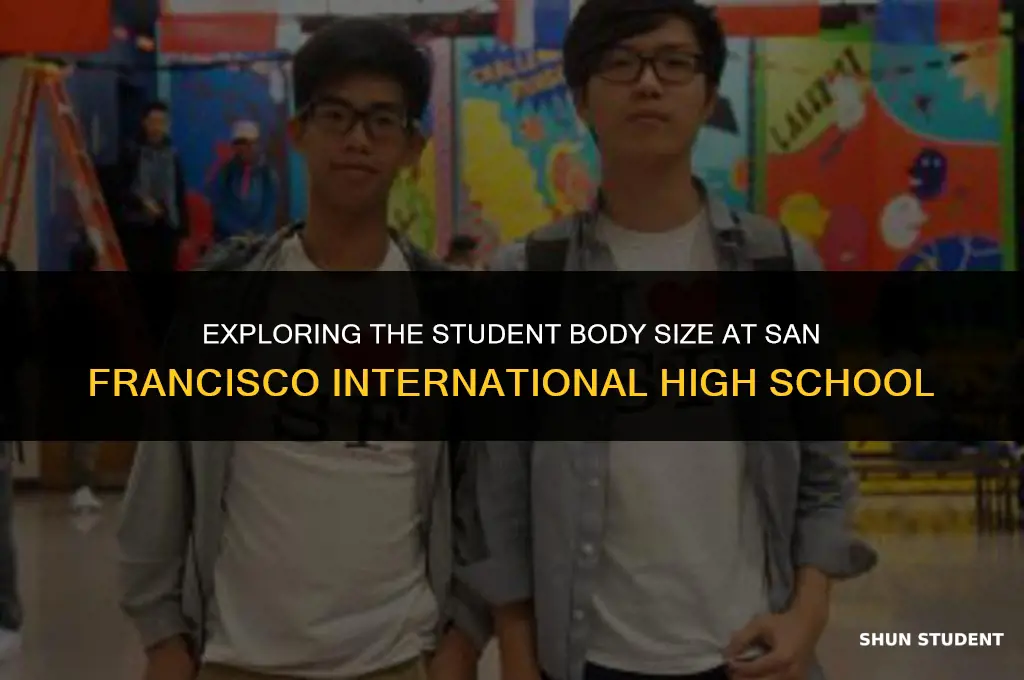 how many students at san francisco international high school