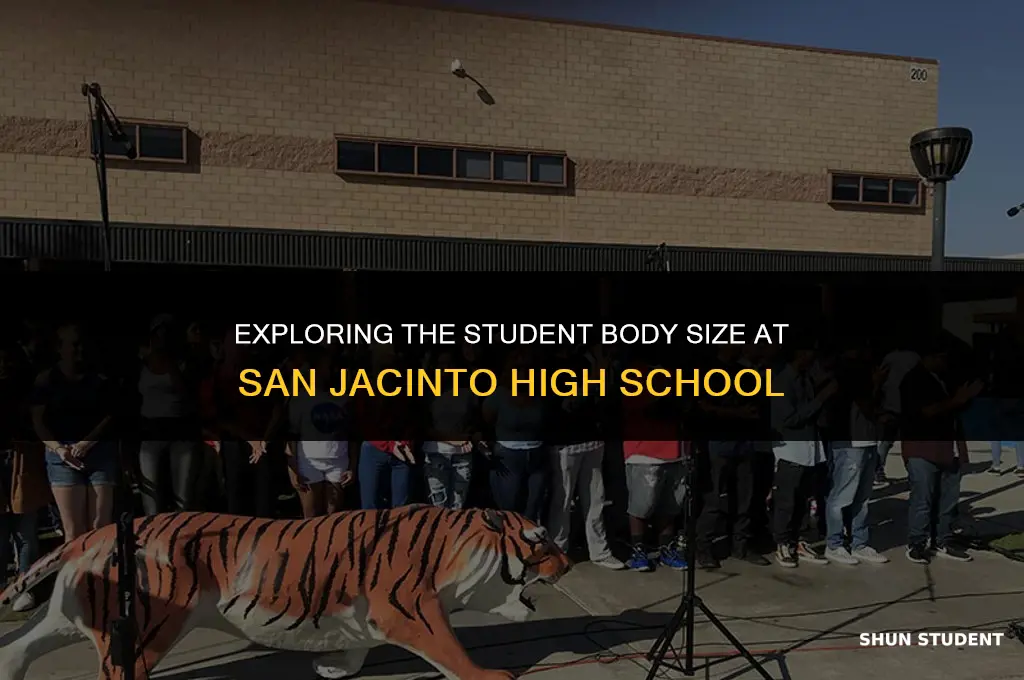 how many students at san jacinto high school