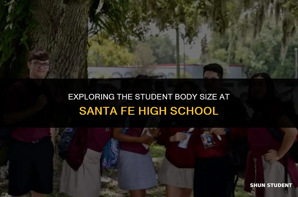 how many students at santa afe high school