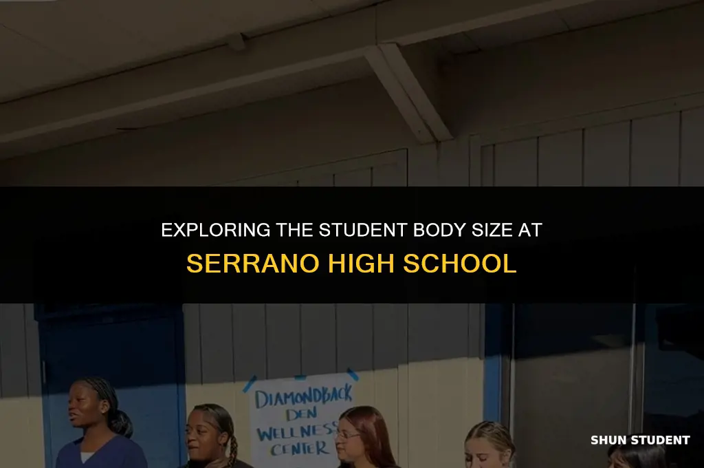 how many students at serrano high school