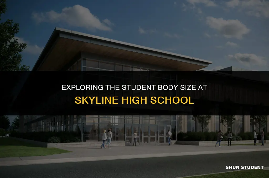 how many students at skyline high school